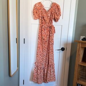 Staccato Vibrant Orange Maxi Dress